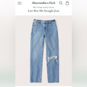 Abercrombie and Fitch: the 90s straight low rise